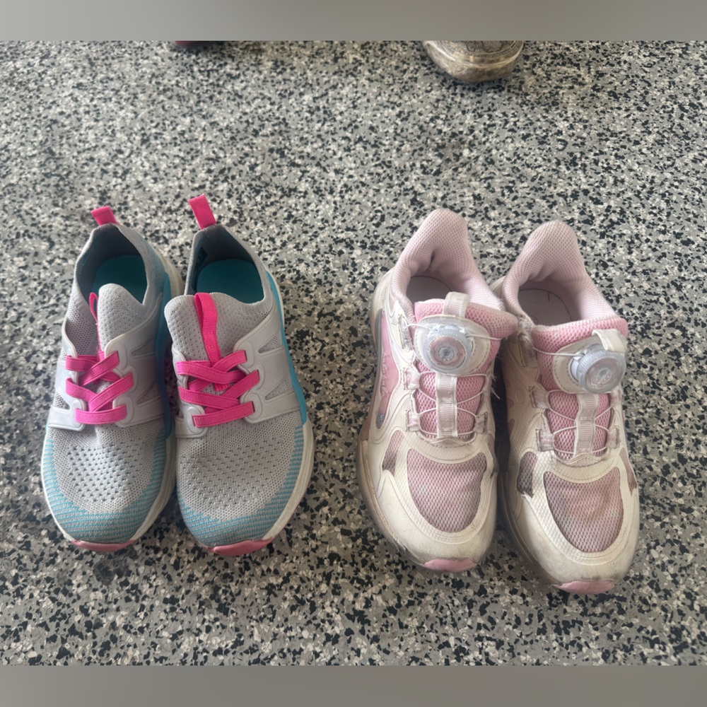 Two pairs of girls shoes size 1